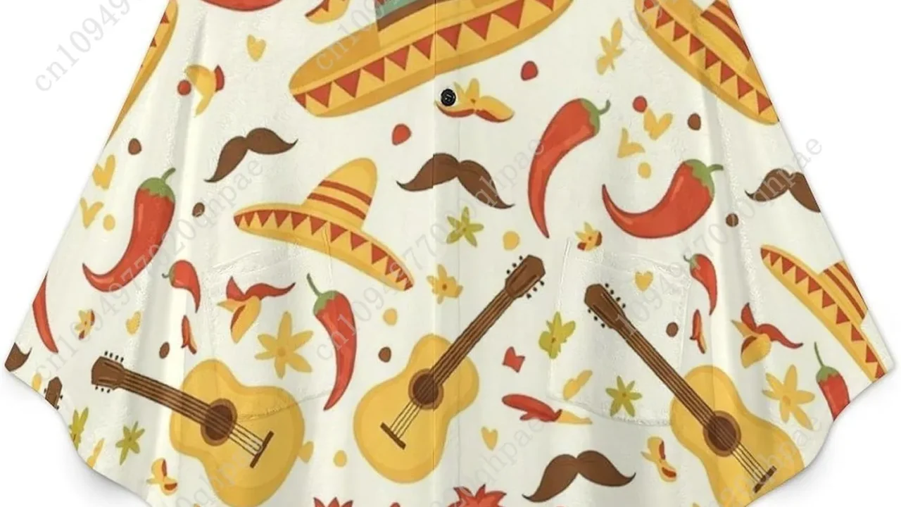 Cozy Flannel Blanket Sweater: Hoodie Oversized com Tema Mexicano para Crianças e Adolescentes