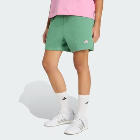 Shorts 3 Stripes Studio Fleece Loose Mulher adidas – Conforto e Estilo para o Dia a Dia