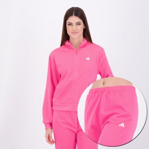 Agasalho Adidas Feelcozy TS Feminino Rosa – Conforto e Estilo para o Dia a Dia