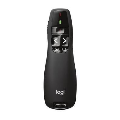 Apresentador sem fio Logitech R400 com Laser Pointer Vermelho – Praticidade para suas apresentações