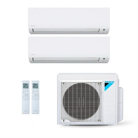 Ar-Condicionado Multi Split Inverter Daikin 24.000 BTUs (2x Evap HW 18.000) Quente/Frio 220V