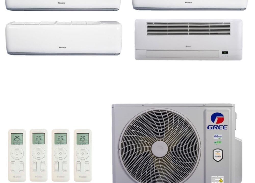 Ar-Condicionado Multi Split Inverter R-32 Gree 36.000 – 4 Ambientes Quente/Frio 220V