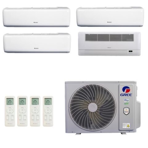 Ar-Condicionado Multi Split Inverter R-32 Gree 36.000 – 4 Ambientes Quente/Frio 220V