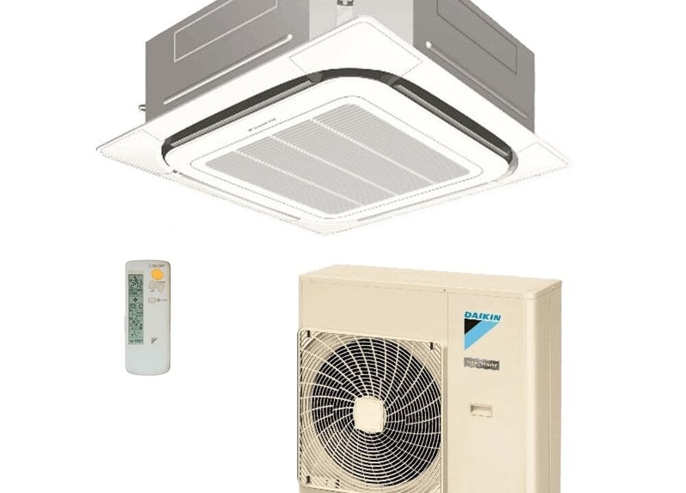 Ar-Condicionado Split Cassete 4 Vias Inverter Daikin SkyAir 31.000 BTUs Quente/Frio 220V Monofásico