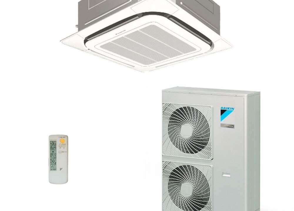 Ar-Condicionado Split Cassete 4 Vias Inverter Daikin SkyAir 46.000 BTUs Quente/Frio 220V Monofásico