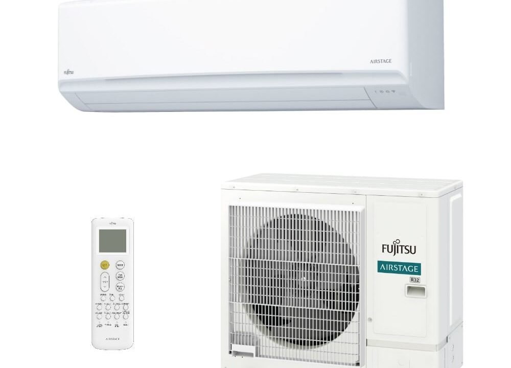 Ar-Condicionado Split HW Inverter Fujitsu Airstage Premium 27.000 BTUs R-32 Quente/Frio 220V