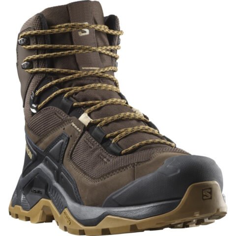 Bota Salomon Quest Element GTX Masculina Marrom – Resistência e Tecnologia para Trilhas