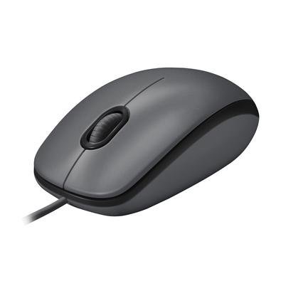 Mouse com fio USB Logitech M100: Conforto Ambidestro e Plug and Play
