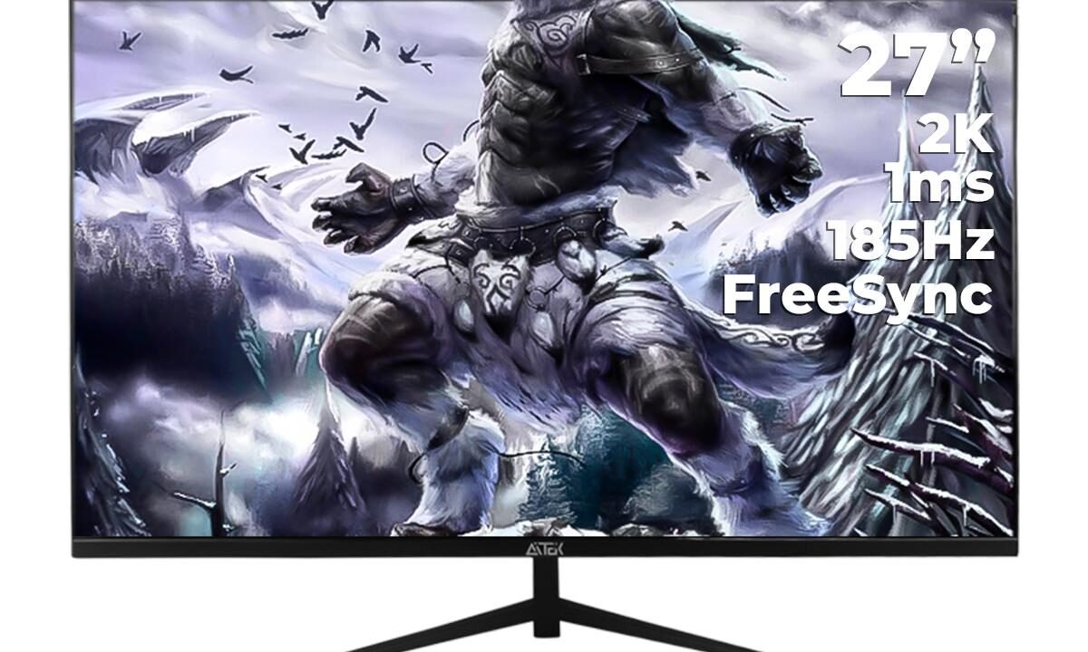 Monitor Gamer Curvo 27” Aitek DELTA-M2722AC: Alta Performance e Imersão