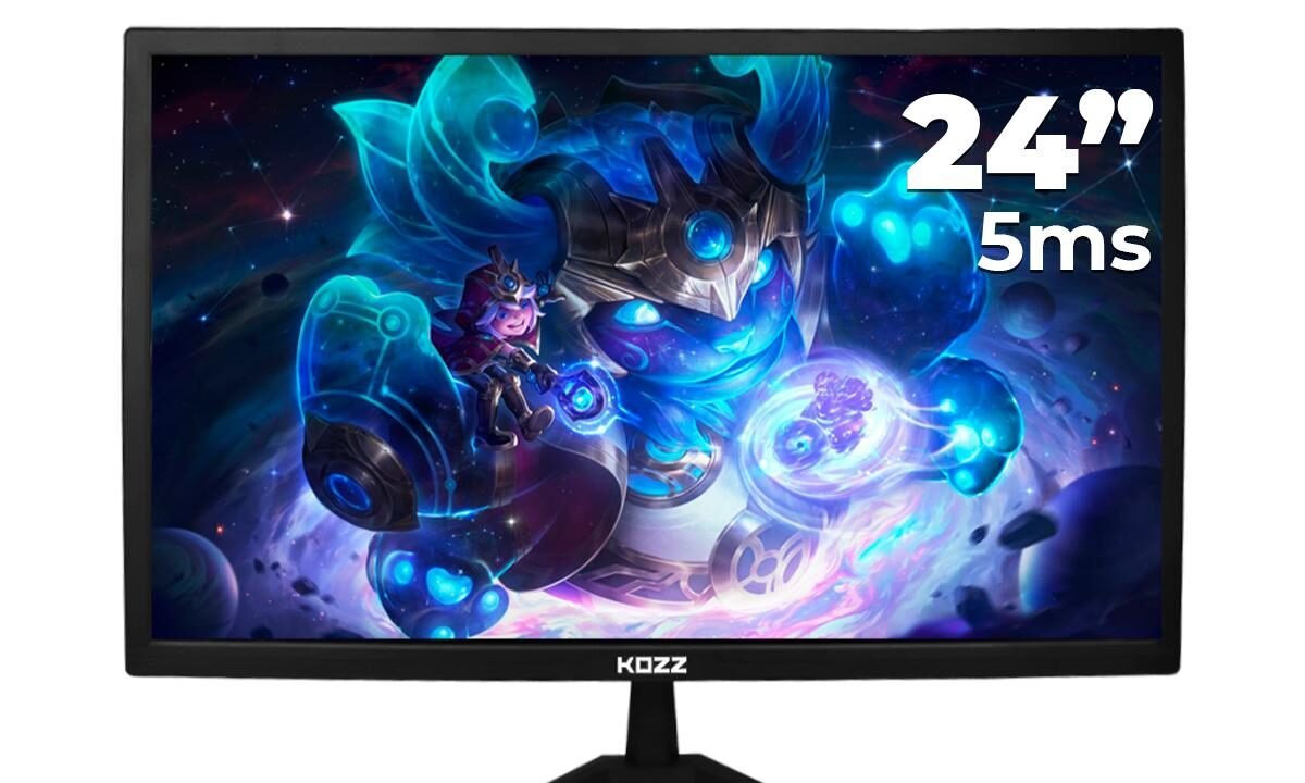 Monitor Gamer 24” Full HD Kozz M2400 – Conforto e Qualidade para seu PC