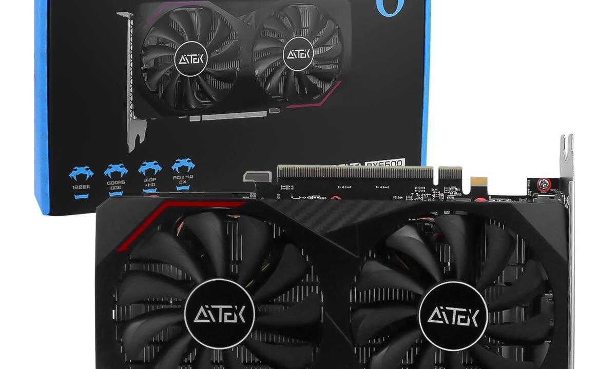 Placa de Vídeo Gamer RX6600 8GB GDDR6 Aitek – Desempenho e Qualidade Gráfica