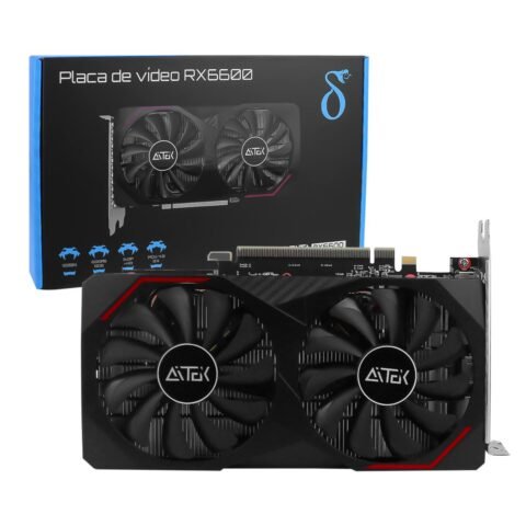 Placa de Vídeo Gamer RX6600 8GB GDDR6 Aitek – Desempenho e Qualidade Gráfica