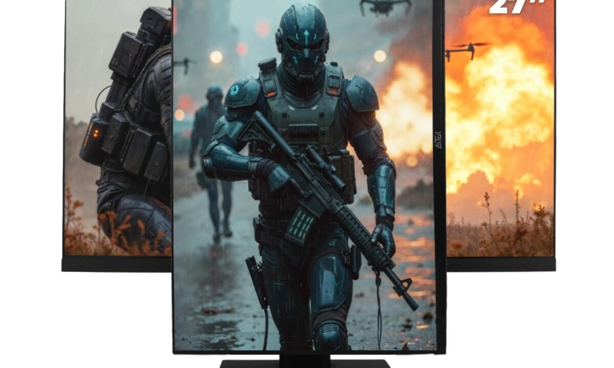 Monitor Gamer 27” Full HD Aitek IPS 540Hz 1ms – Desempenho e Imagem Impecáveis