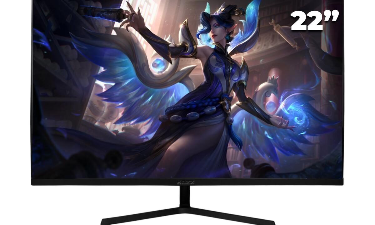 Monitor Gamer 22 Polegadas FHD 100Hz 5ms KOZZ KZ-M2215 – Compacto e Versátil