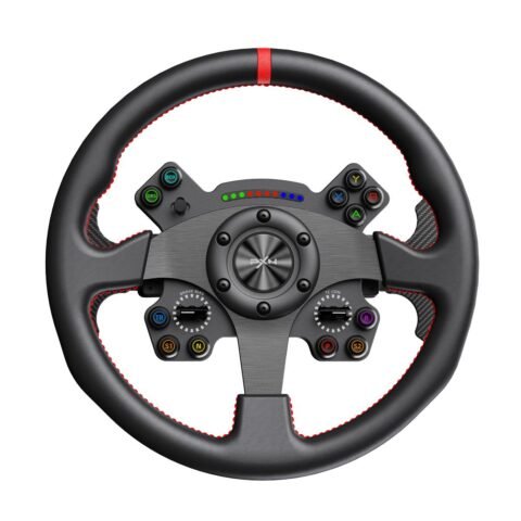 Volante Gamer PXN W CS R2 Com LEDs e Calibragem Rápida Racing