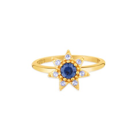 Anel Life Cosmic em Prata 925 com Banho de Ouro Amarelo 18k | Vivara