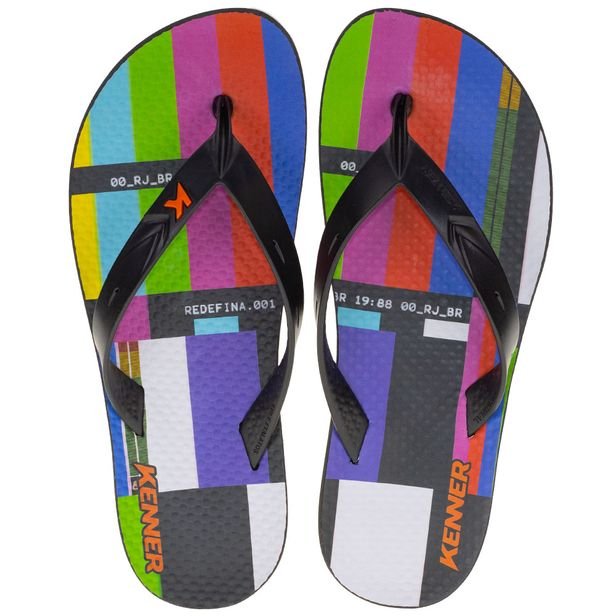 Chinelo Masculino Summer Kenner DHQ02 Preto 37 – Conforto e Estilo para o Verão