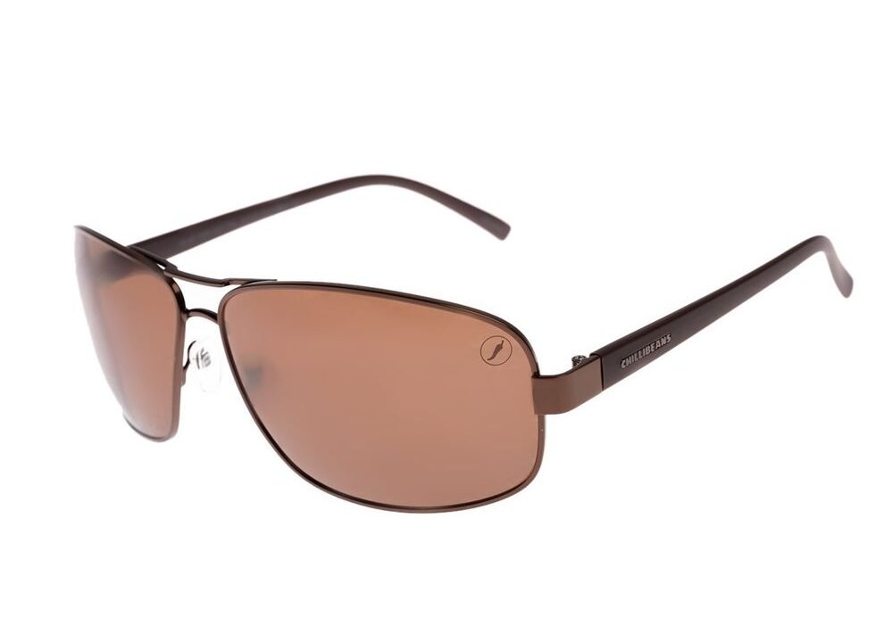 Óculos De Sol Masculino Chilli Beans Executivo Marrom Escuro Polarizado – Estilo e Proteção