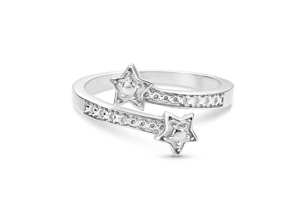Anel Life Estrelas Duplo em Prata 925 – Elegância e Desconto Exclusivo Vivara