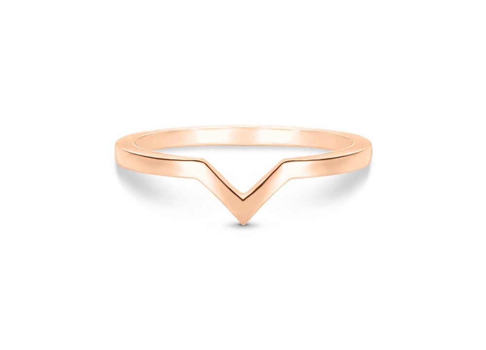 Anel Life V em Liga Rosé com Banho de Ouro Rosé 18k – Elegância e Desconto Vivara