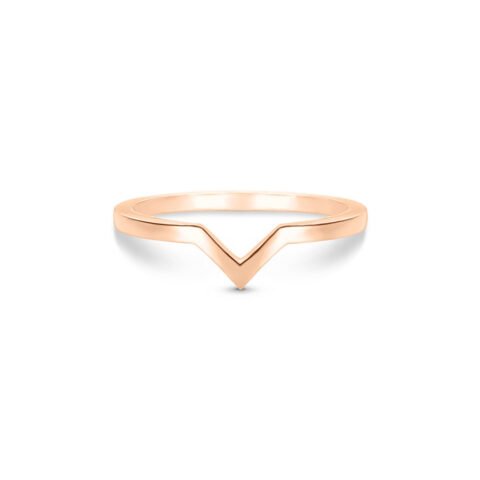 Anel Life V em Liga Rosé com Banho de Ouro Rosé 18k – Elegância e Desconto Vivara