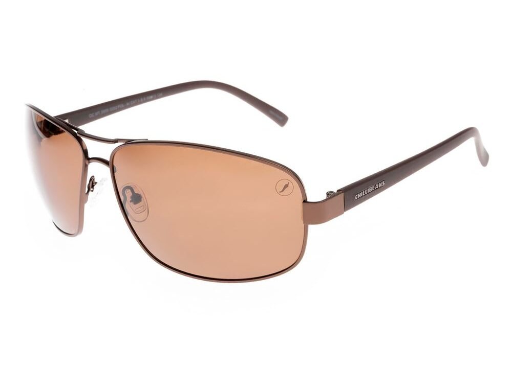 Óculos De Sol Masculino Chilli Beans Executivo Marrom Polarizado – Estilo e Proteção