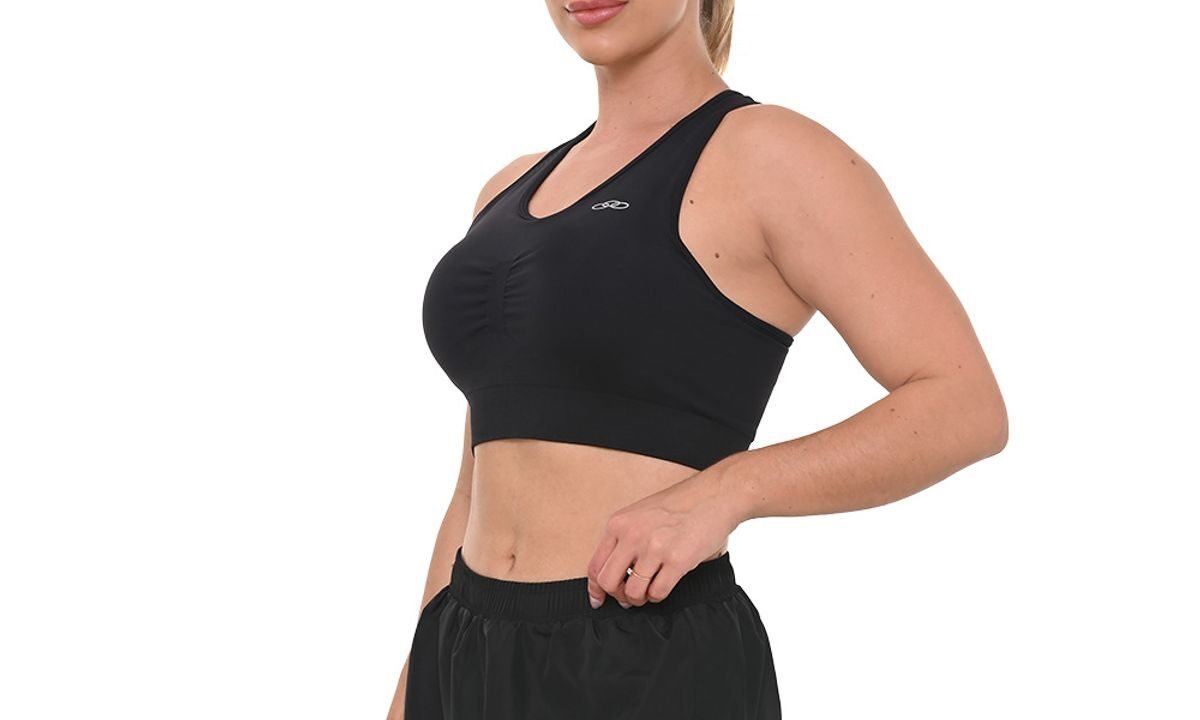 Top Knit Olympikus Feminino G Preto: Conforto e Segurança para Seus Treinos