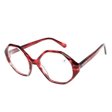 Armação Para Óculos de Grau Feminino Chilli Beans AC Hexagonal Vermelho – LV.AC.0973.1616