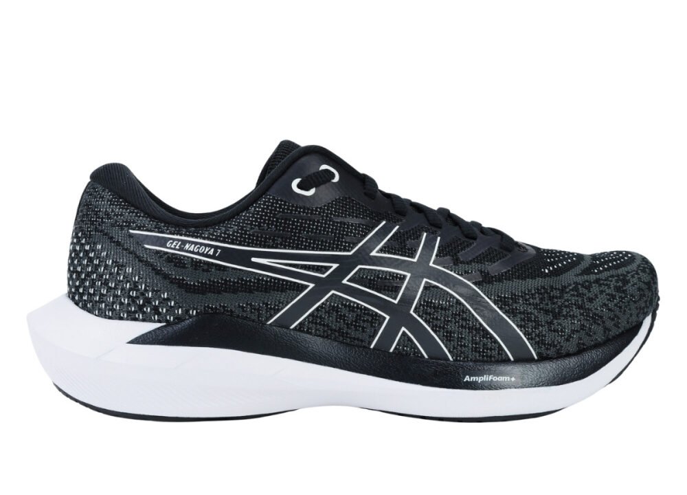 Tênis Asics Gel-Nagoya 7 Masculino Preto e Branco – Conforto e Amortecimento para Seus Treinos