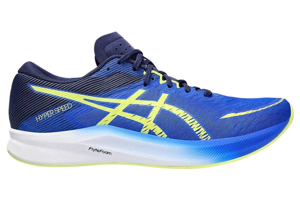 Tênis Asics Hyper Speed 3 Masculino Azul – Conforto e Desempenho para Corrida