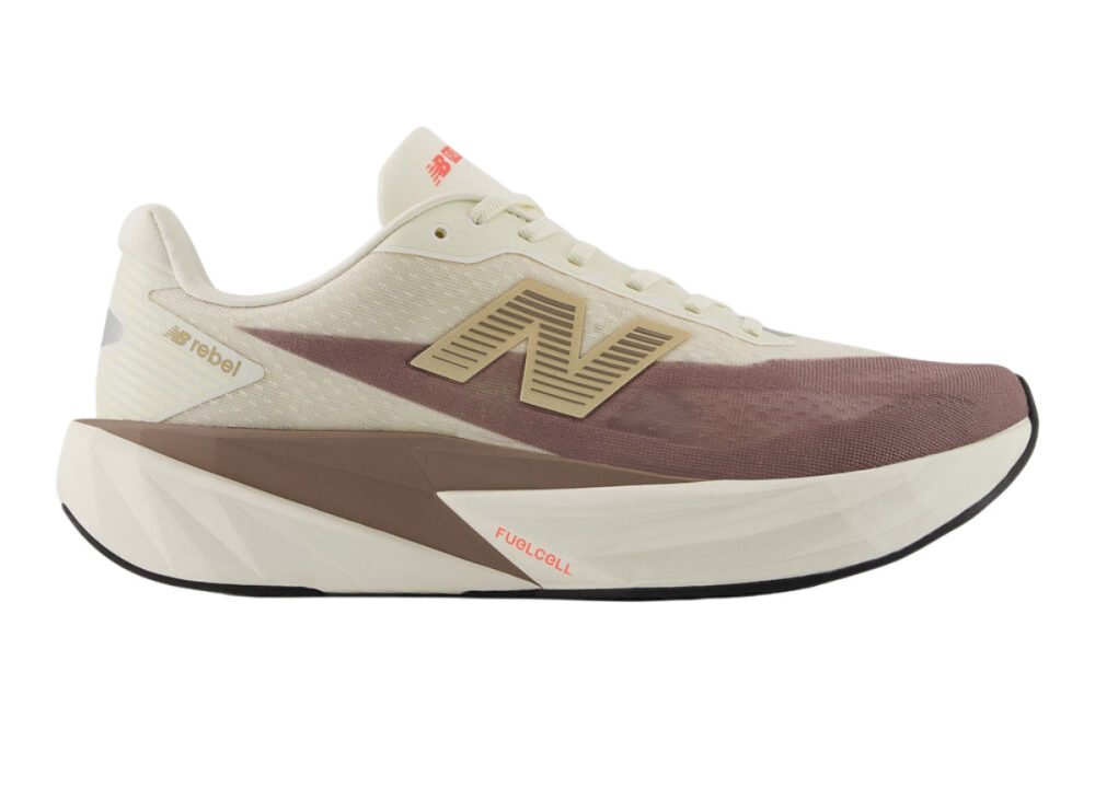 Tênis New Balance Fuelcell Rebel v5 Masculino Branco: Leveza e Velocidade para Seus Treinos