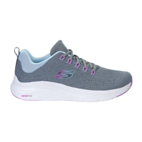 Tênis Skechers Vapor Foam Feminino Cinza – Conforto e Leveza para o Dia a Dia