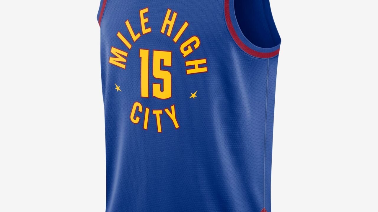 Regata Nike NBA Denver Nuggets City Edition 2024/25 Masculina – Conforto e Estilo