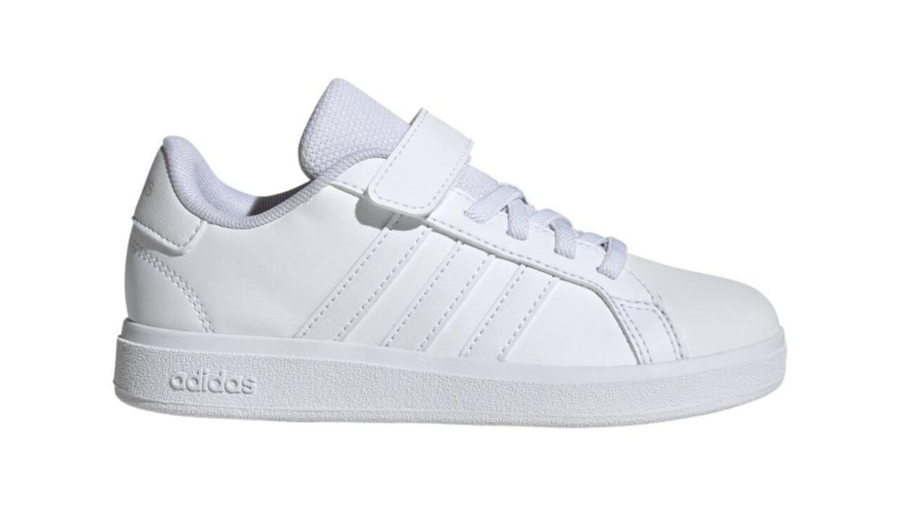 Infantil – Tênis Grand Court 2.0 adidas Sportswear Branco: Conforto e Estilo para os Pequenos