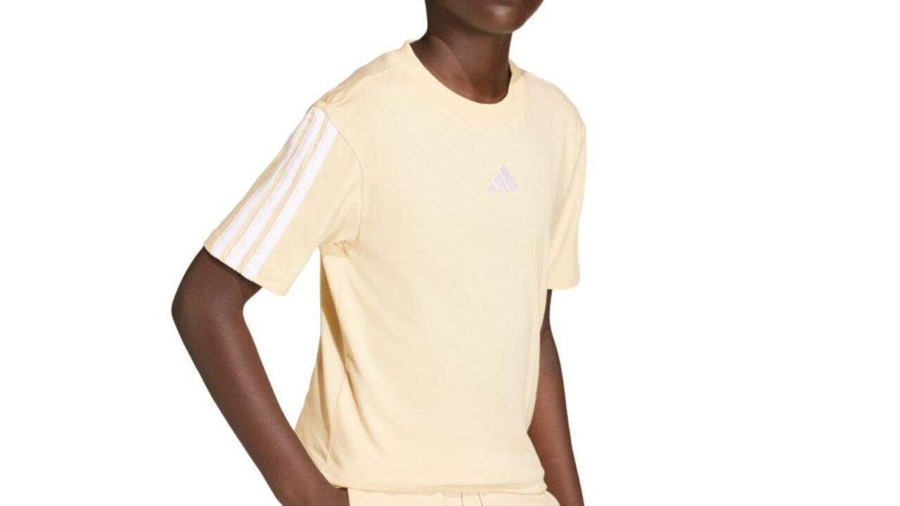 Camiseta Essentials adidas Sportswear Bege: conforto e estilo para o dia a dia
