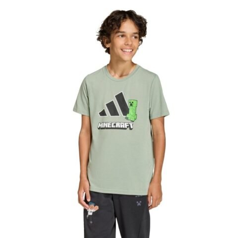 Camiseta Treino Adidas Minecraft Verde – Conforto e Estilo para os Fãs