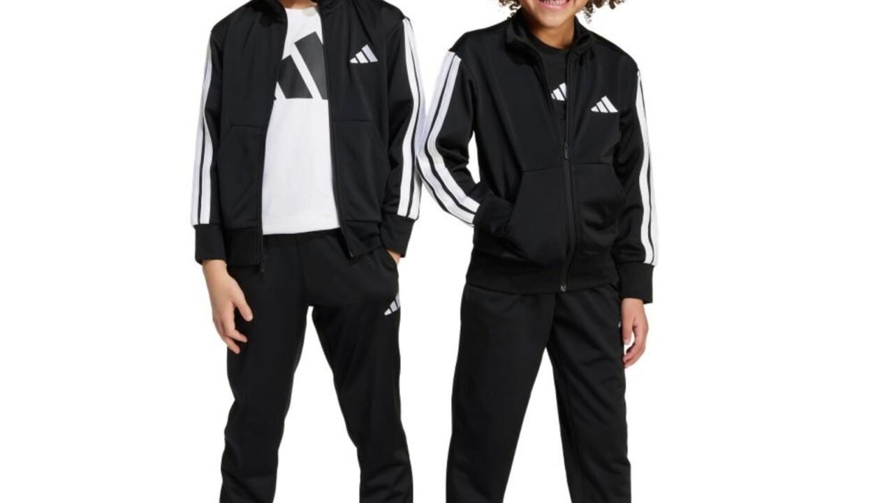 Infantil – Agasalho Essentials Climacool adidas Sportswear Preto