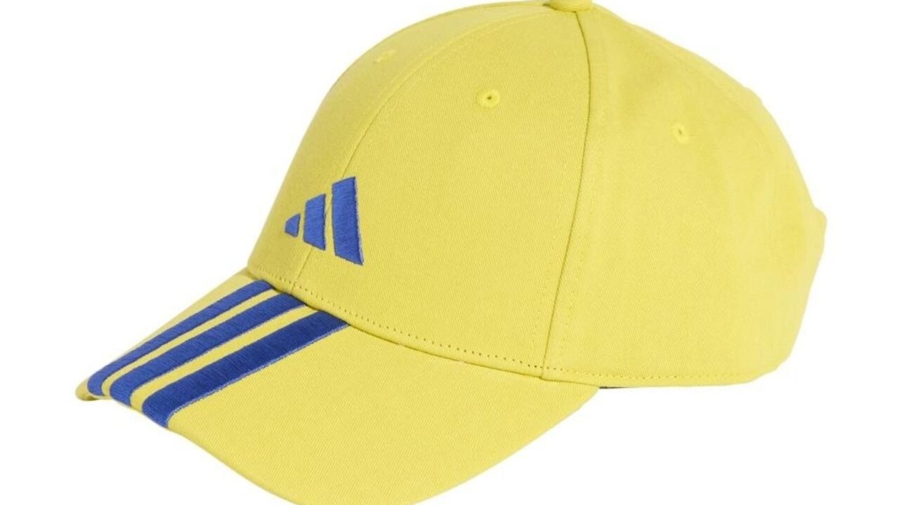 Boné Baseball Três Listras New Logo adidas Sportswear Amarelo