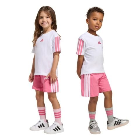 Infantil – Conjunto Camiseta Essentials adidas Sportswear Branco