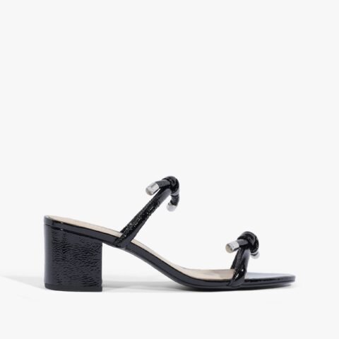 Sandália Mule Tessa Couro Preta | Schutz: Estilo e Conforto para Seu Dia a Dia
