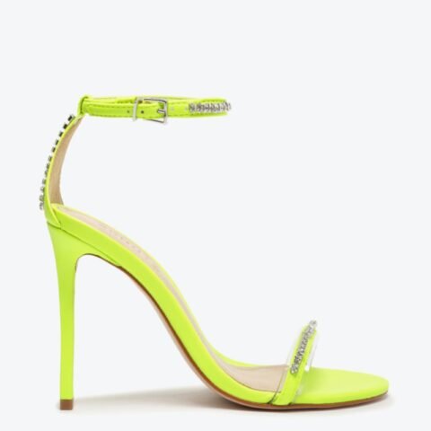 Sandália Salto Alto Fabienne Amarela | Schutz – Elegância e Modernidade