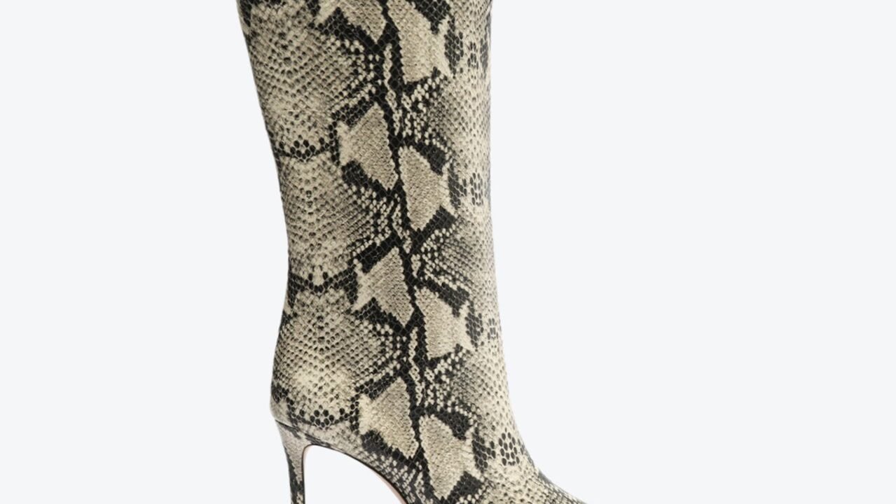 Bota Salto Alto Maryana Couro Snake Schutz: Elegância e Estilo em um Só Produto