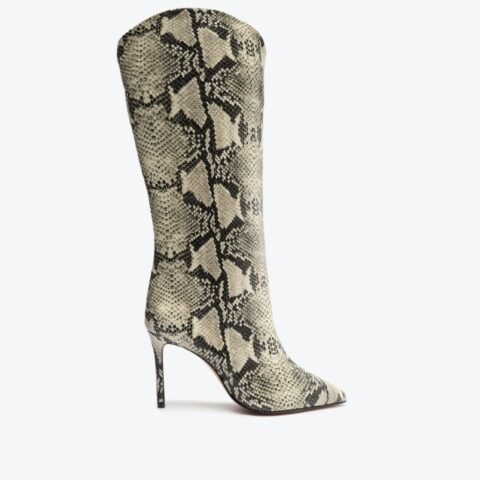 Bota Salto Alto Maryana Couro Snake Schutz: Elegância e Estilo em um Só Produto