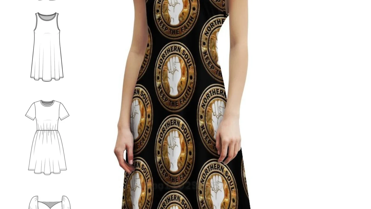Vestido Northern Soul Keep The Faith: Elegância e Conforto para o Verão