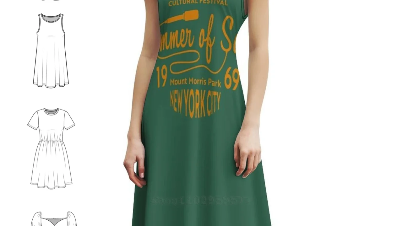 Vestido Harlem Summer Of Soul 1969 – Mini Dress para Festa na Praia