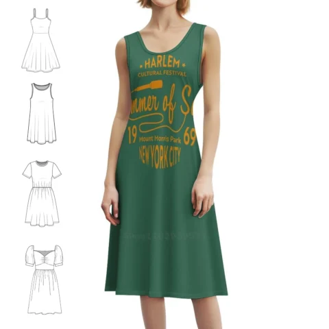 Vestido Harlem Summer Of Soul 1969 – Mini Dress para Festa na Praia