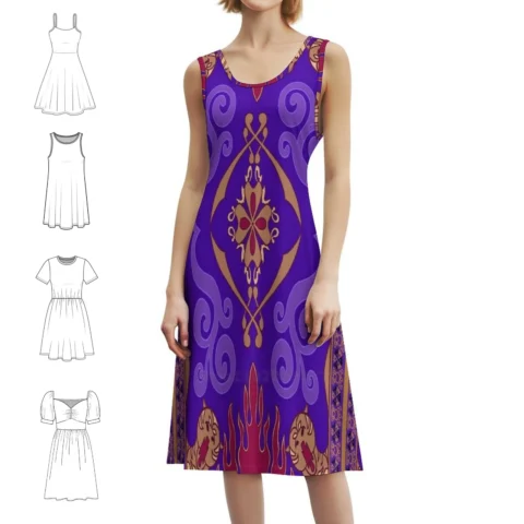 Soar Into Adventure: Vestido Casual Elegante Feminino Estilo Coreano
