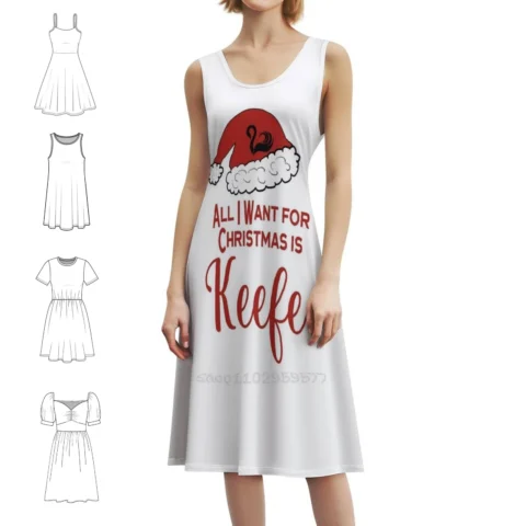 Vestido Feminino Hip Hop Kotlc Fan Keefe Sencen – Estilo e Conforto na Medida Certa