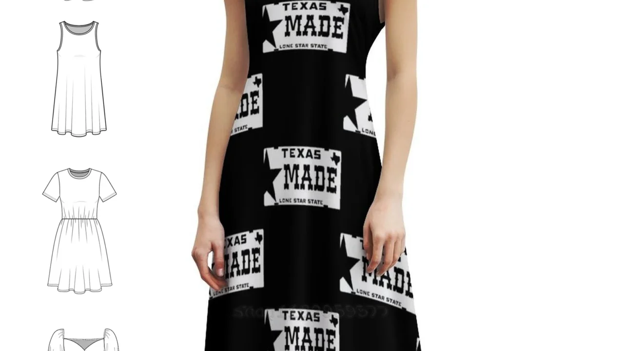 Vestido Boho Sem Manga Texas Made Lone Star – Estilo e Conforto para o Verão