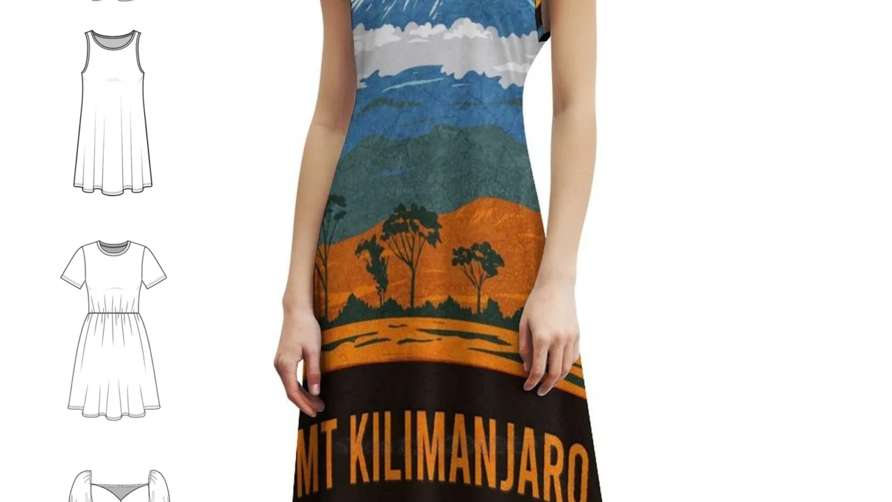 Vestido Feminino Mt Kilimanjaro Tanzania: Estilo e Conforto para Suas Festas